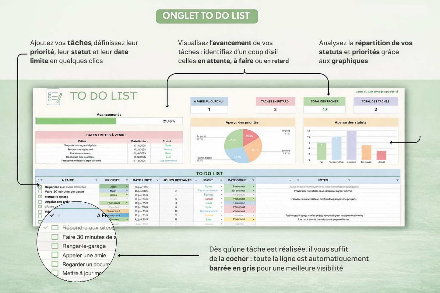 Tracker focus PRO - Manageur de tâche